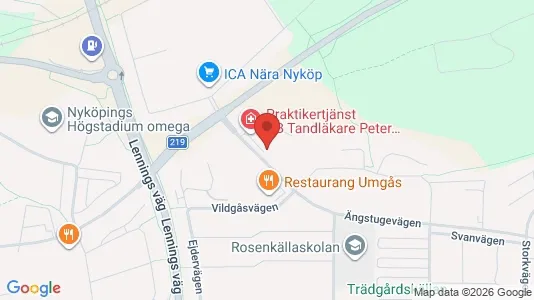 Apartments for rent i Nyköping - kort over placeringen
