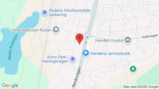 Apartments for rent i Haninge - kort over placeringen