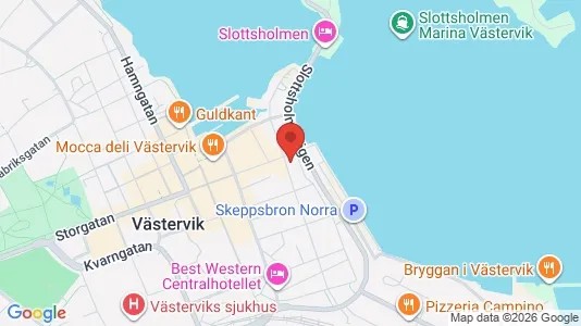 Apartments for rent i Västervik - kort over placeringen