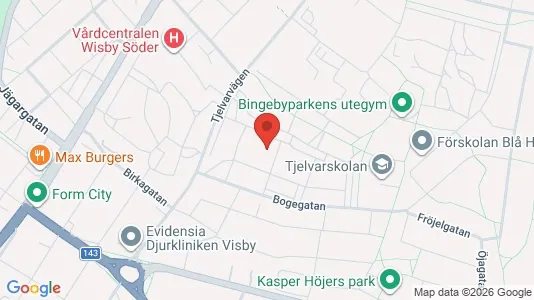 Apartments for rent i Gotland - kort over placeringen