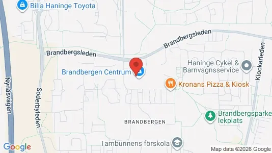 Apartments for rent i Haninge - kort over placeringen