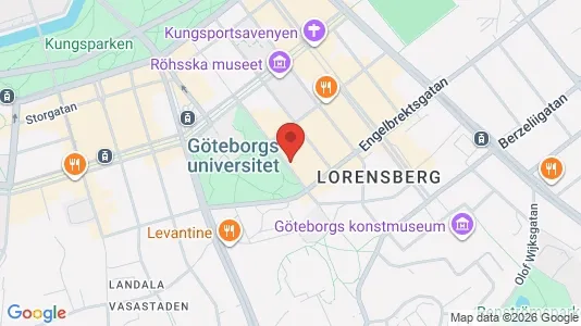 Apartments for rent i Gothenburg City Centre - kort over placeringen