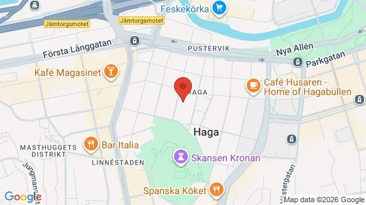 Apartments for rent i Gothenburg City Centre - kort over placeringen