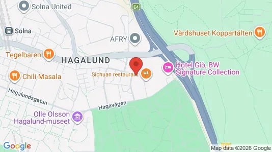 Apartments for rent i Solna - kort over placeringen