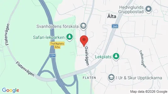 Apartments for rent i Nacka - kort over placeringen