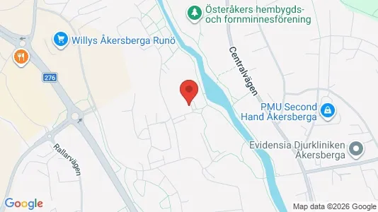 Apartments for rent i Österåker - kort over placeringen