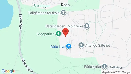 Apartments for rent i Härryda - kort over placeringen