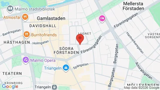 Apartments for rent i Malmö City - kort over placeringen