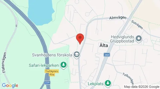 Apartments for rent i Nacka - kort over placeringen
