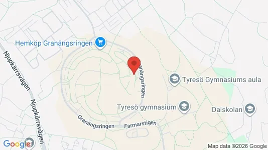 Apartments for rent i Tyresö - kort over placeringen