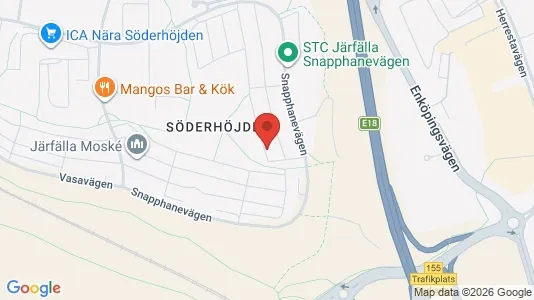 Apartments for rent i Järfälla - kort over placeringen