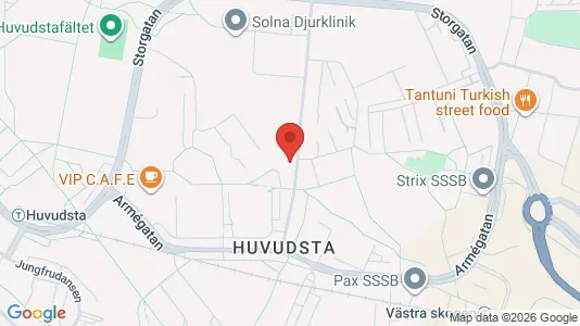 Apartments for rent i Solna - kort over placeringen