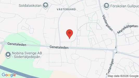 Apartments for rent i Södertälje - kort over placeringen