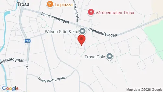 Apartments for rent i Trosa - kort over placeringen
