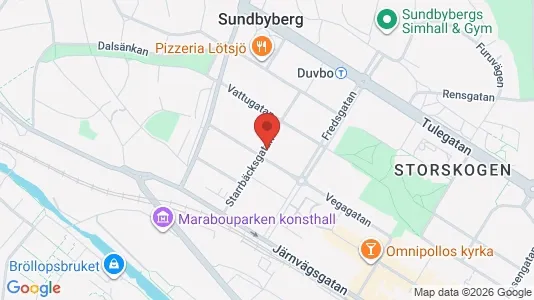 Apartments for rent i Sundbyberg - kort over placeringen