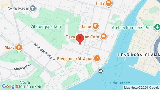 Apartments for rent i Södermalm - kort over placeringen