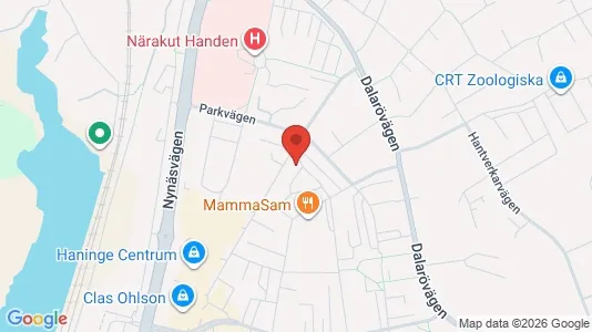 Apartments for rent i Haninge - kort over placeringen