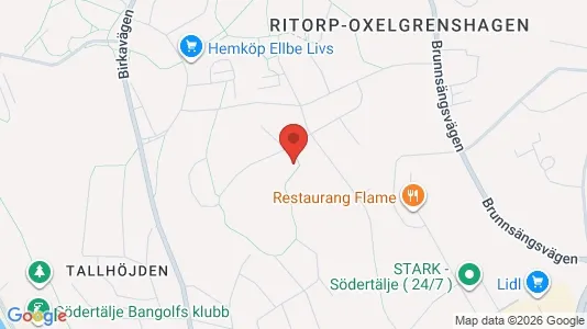 Apartments for rent i Södertälje - kort over placeringen