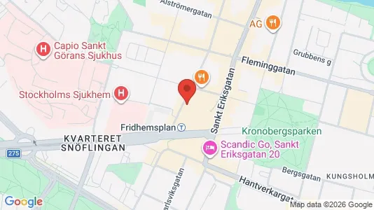 Apartments for rent i Kungsholmen - kort over placeringen