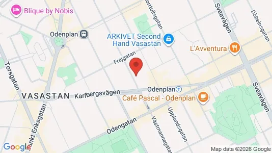 Apartments for rent i Vasastan - kort over placeringen