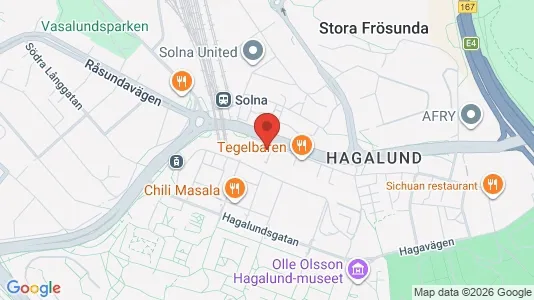 Apartments for rent i Solna - kort over placeringen