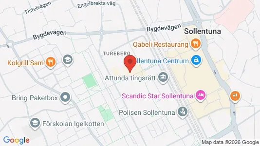 Apartments for rent i Sollentuna - kort over placeringen