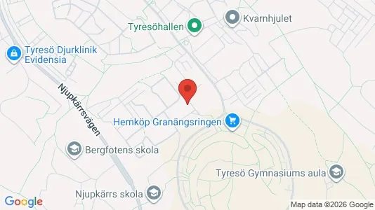Apartments for rent i Tyresö - kort over placeringen