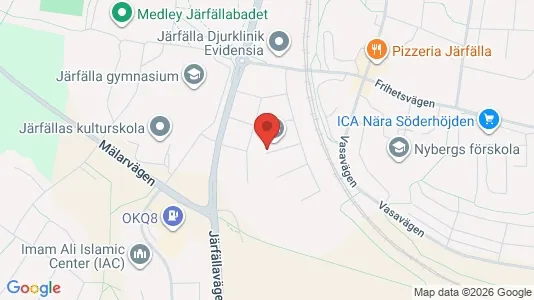 Apartments for rent i Järfälla - kort over placeringen