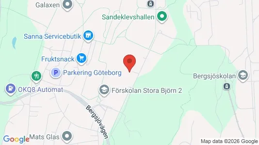 Apartments for rent i Gothenburg East - kort over placeringen
