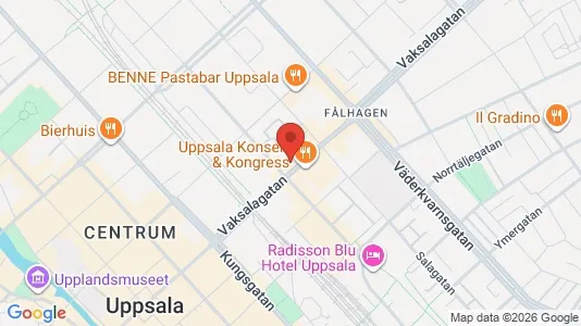 Apartments for rent i Uppsala - kort over placeringen