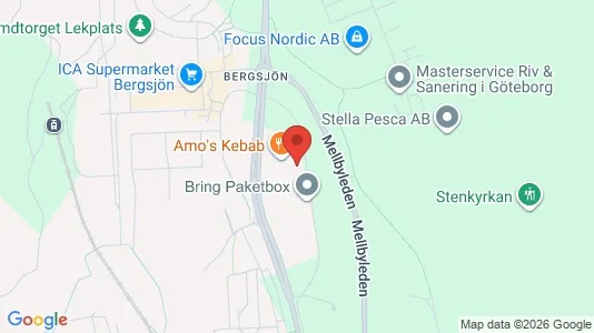 Apartments for rent i Gothenburg East - kort over placeringen
