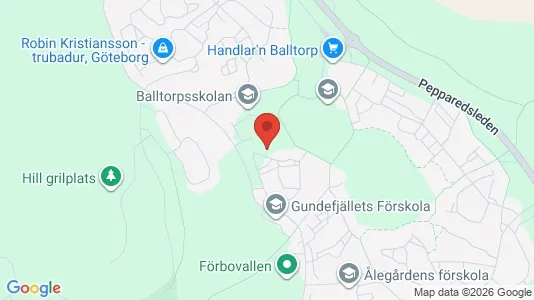 Apartments for rent i Mölndal - kort over placeringen