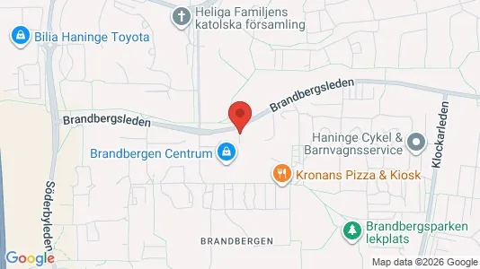 Apartments for rent i Haninge - kort over placeringen