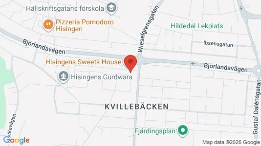 Apartments for rent i Lundby - kort over placeringen