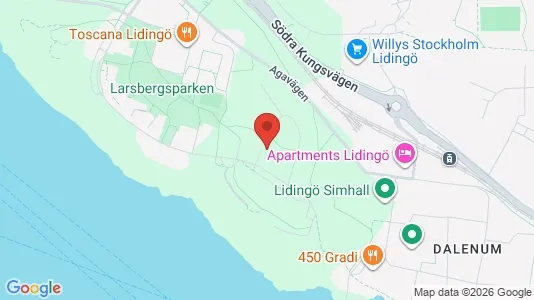 Apartments for rent i Lidingö - kort over placeringen