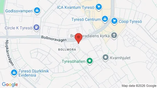Apartments for rent i Tyresö - kort over placeringen