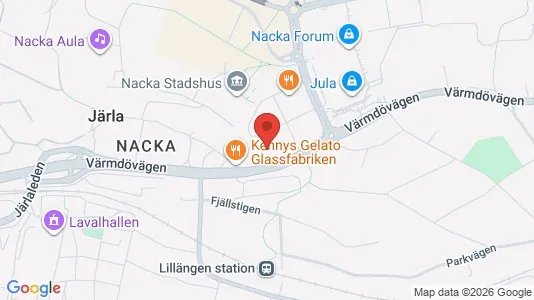 Apartments for rent i Nacka - kort over placeringen