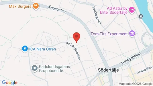Apartments for rent i Södertälje - kort over placeringen