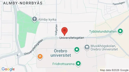 Apartments for rent i Örebro - kort over placeringen