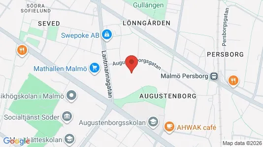 Apartments for rent i Sofielund - kort over placeringen