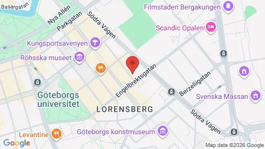 Apartments for rent i Gothenburg City Centre - kort over placeringen