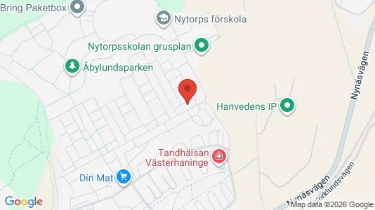 Apartments for rent i Haninge - kort over placeringen