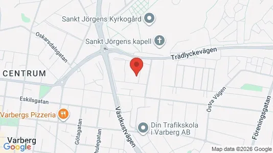 Apartments for rent i Varberg - kort over placeringen