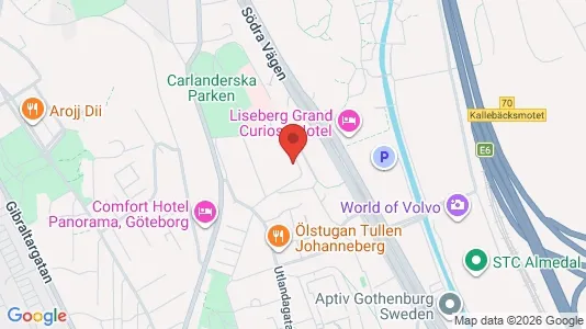 Apartments for rent i Johanneberg - kort over placeringen