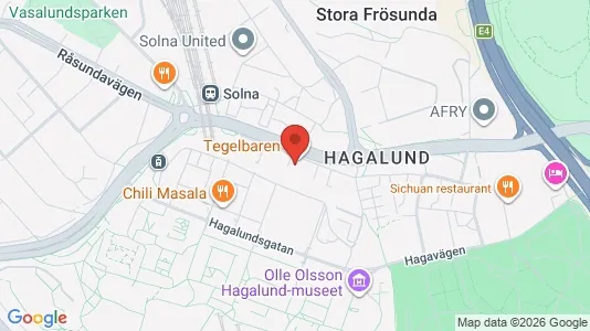 Apartments for rent i Solna - kort over placeringen