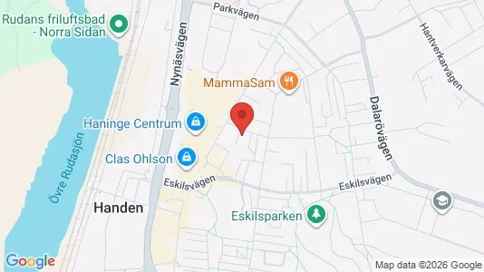 Apartments for rent i Haninge - kort over placeringen