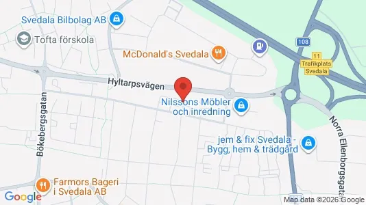 Apartments for rent i Svedala - kort over placeringen