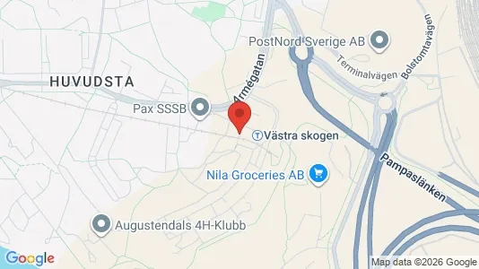 Apartments for rent i Solna - kort over placeringen