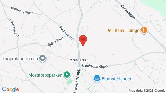Apartments for rent i Lidingö - kort over placeringen