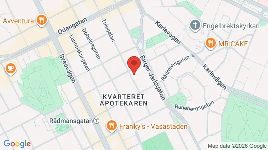Apartments for rent i Vasastan - kort over placeringen